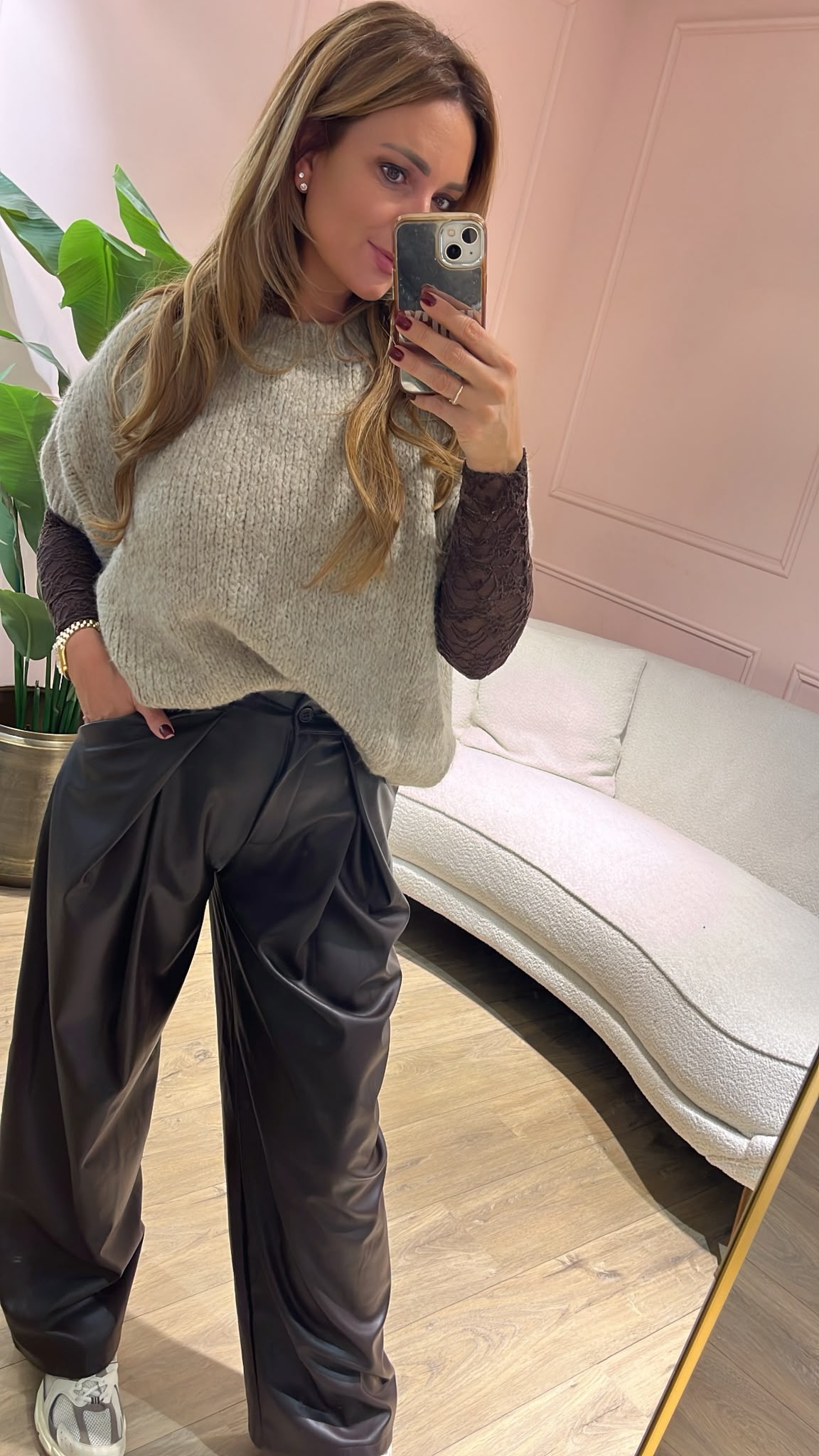 Livia Soft Knit Top - cream