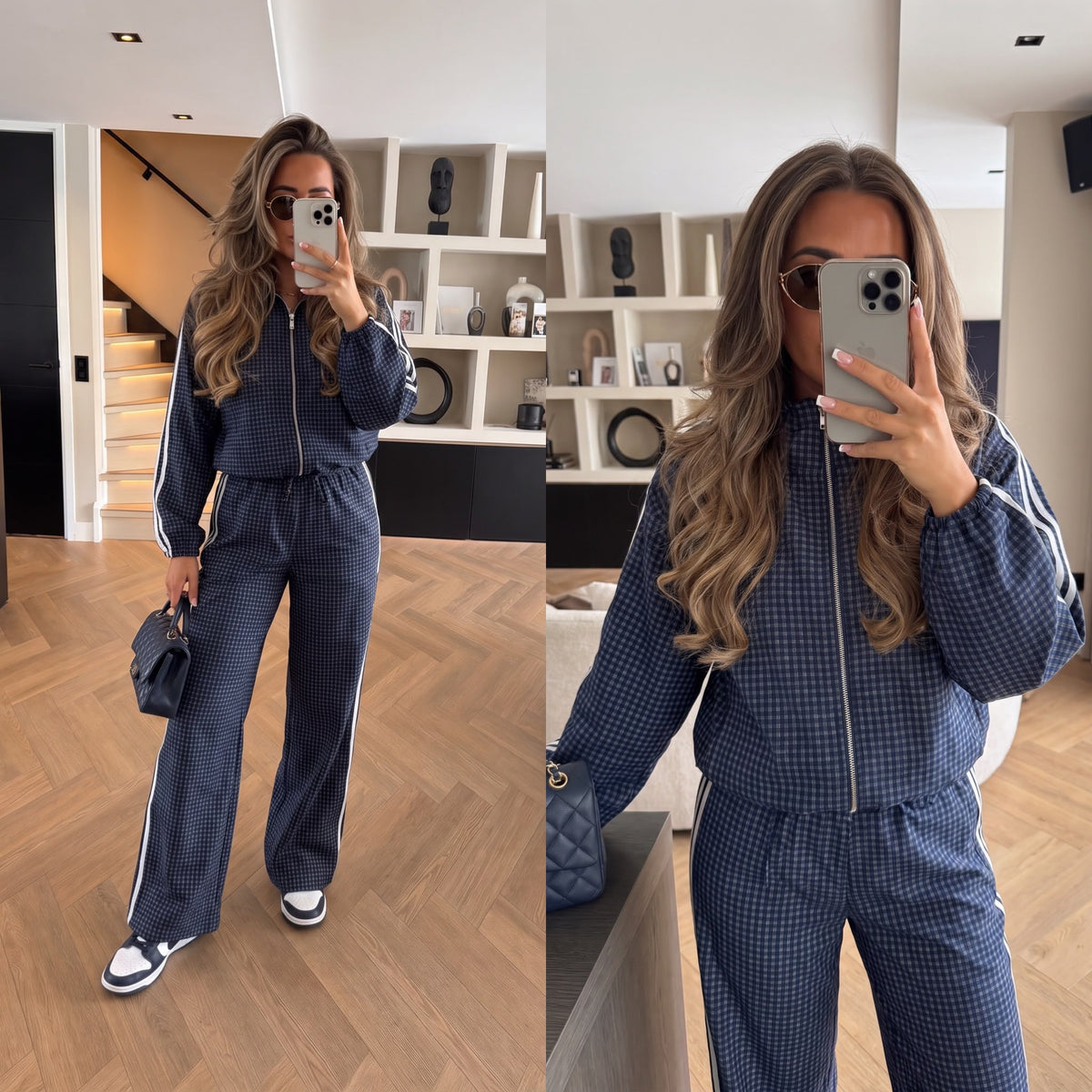 Léonie Set - donkerblauw