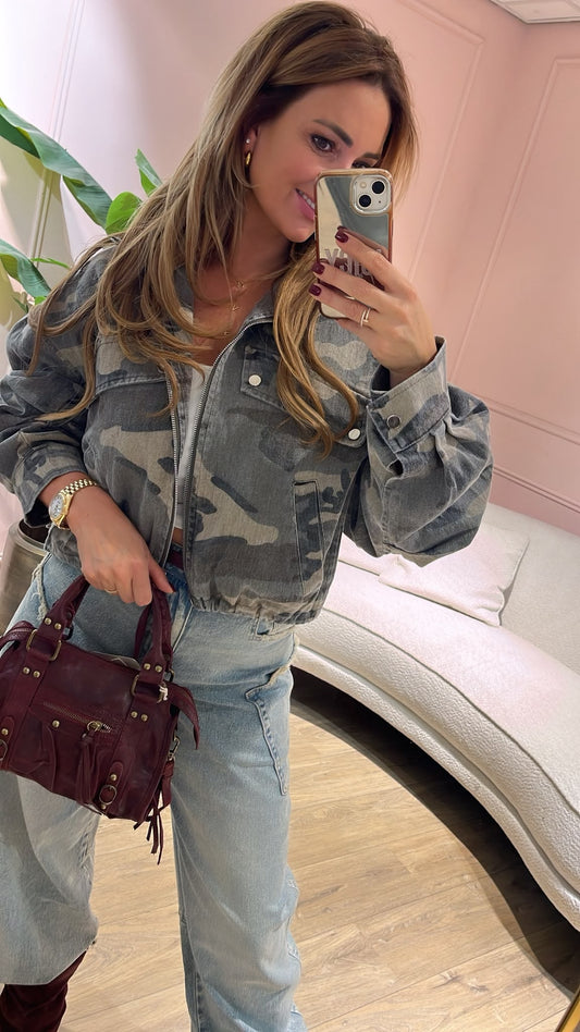 Camo Bomber Jacket