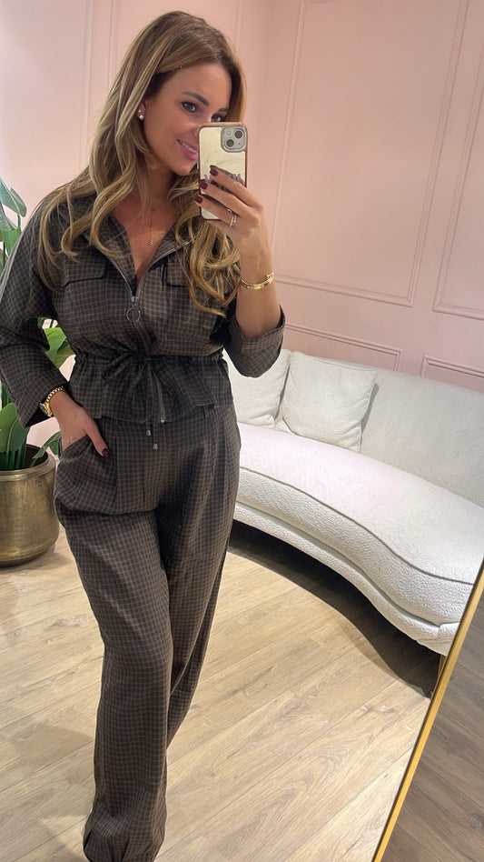 Mila Check Pantalon
