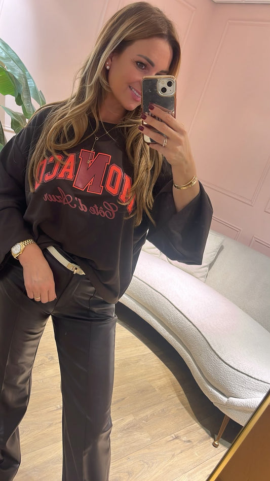 Monaco Sweater - dark brown