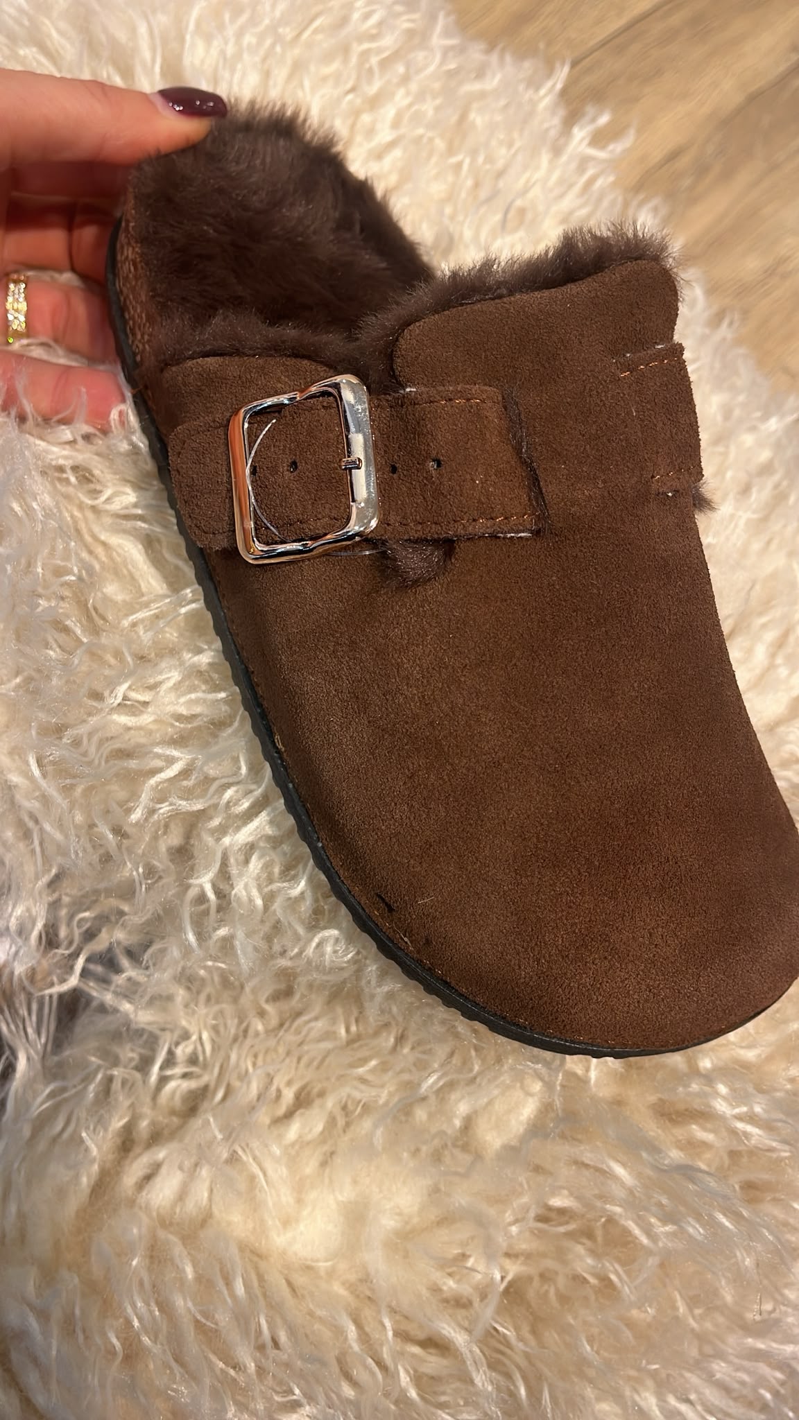 Teddy Chic Loafers - chocoladebruin