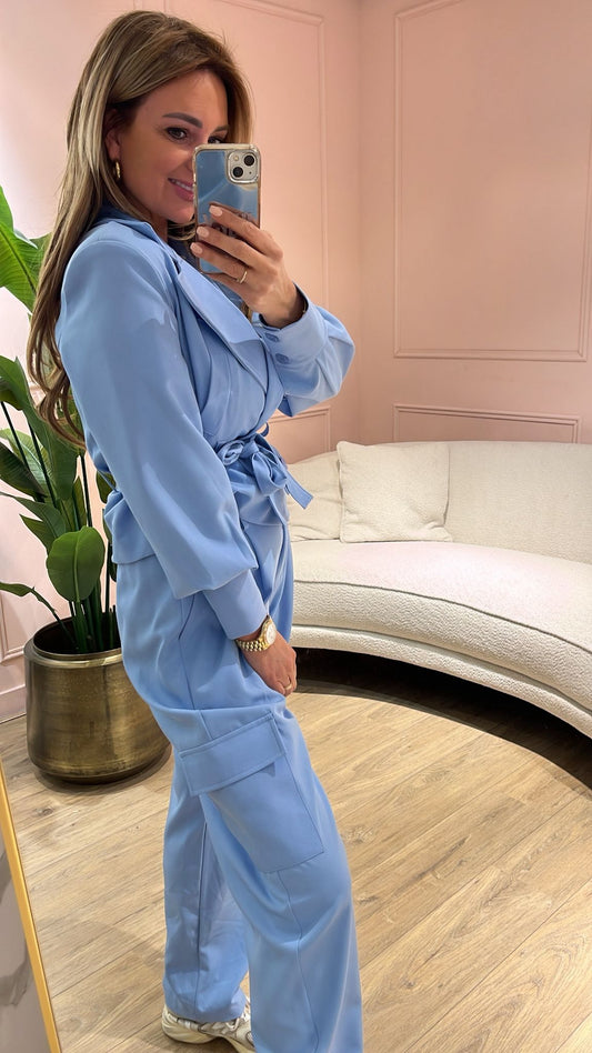 SALE ! Ambika Cargo Pantalon - Lichtblauw 💙