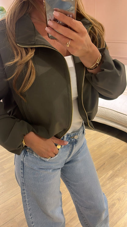 Urban Glow Jacket - olijfgroen