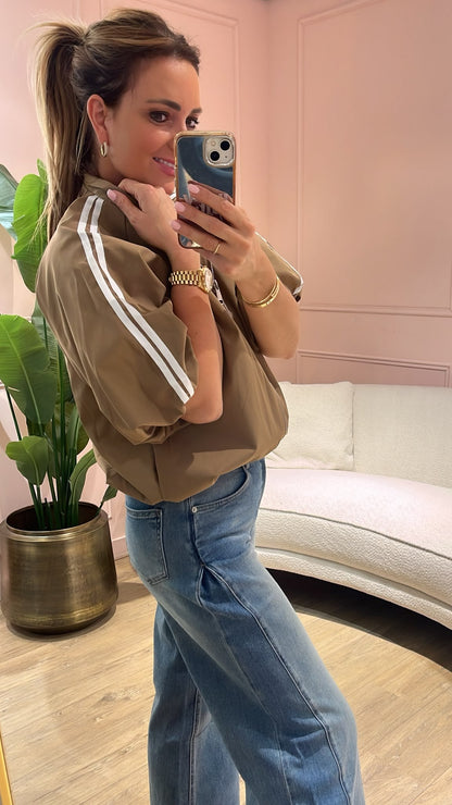 Riley Bomber - taupe