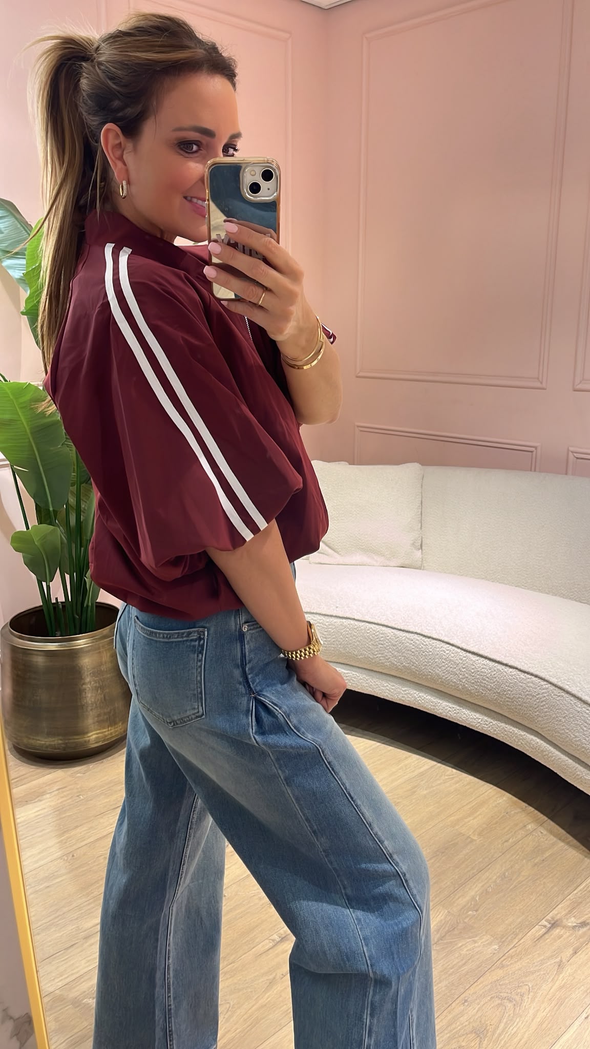 Riley Bomber - bordeaux