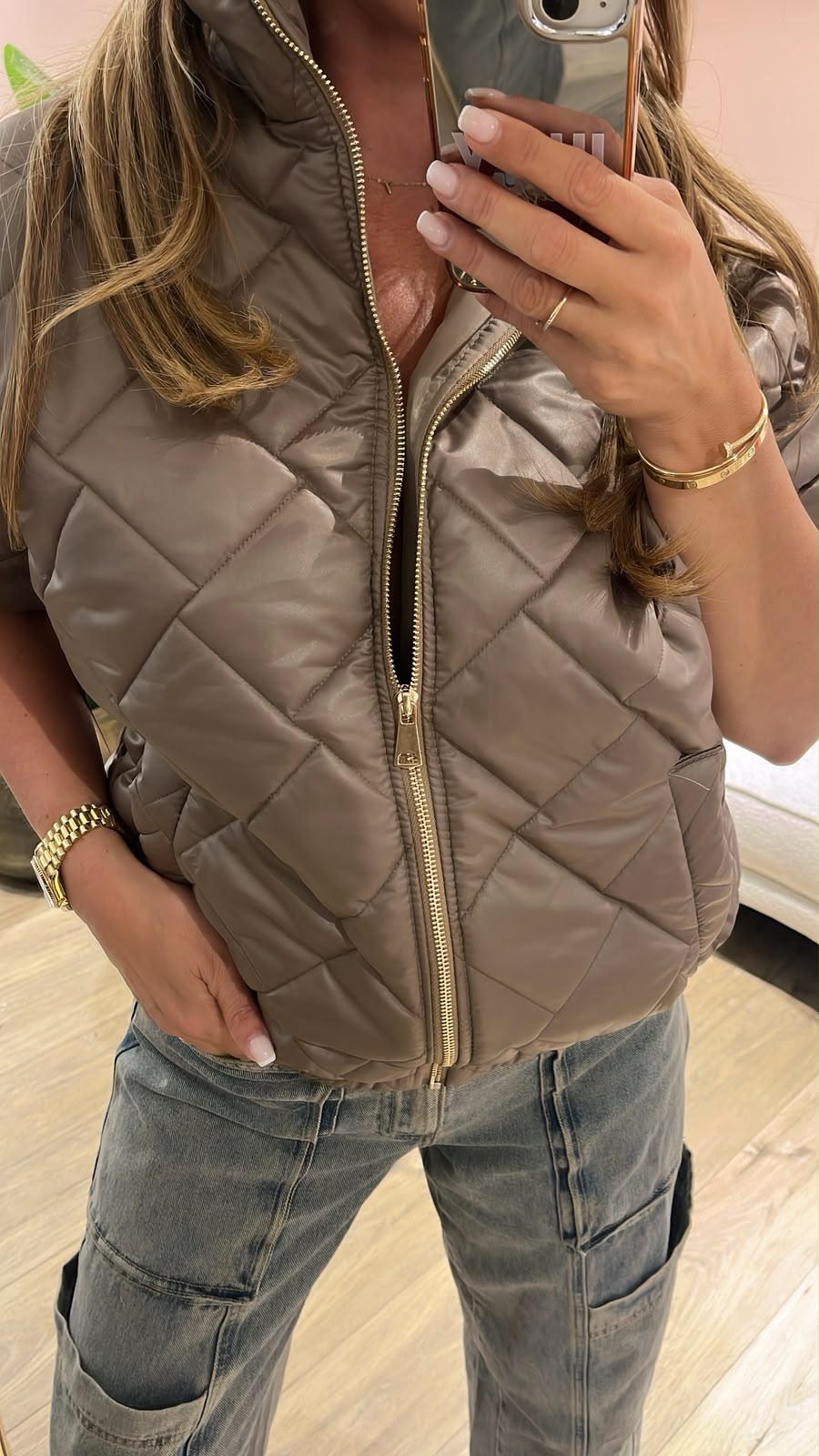 Mila Bodywarmer - taupe