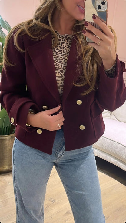 Céleste Jacket - bordeaux