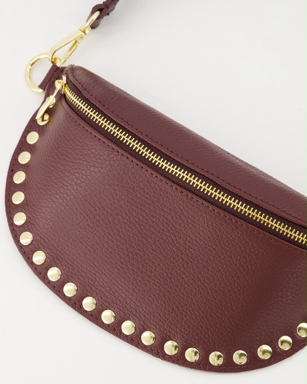 Luna Stud Bag - bordeaux