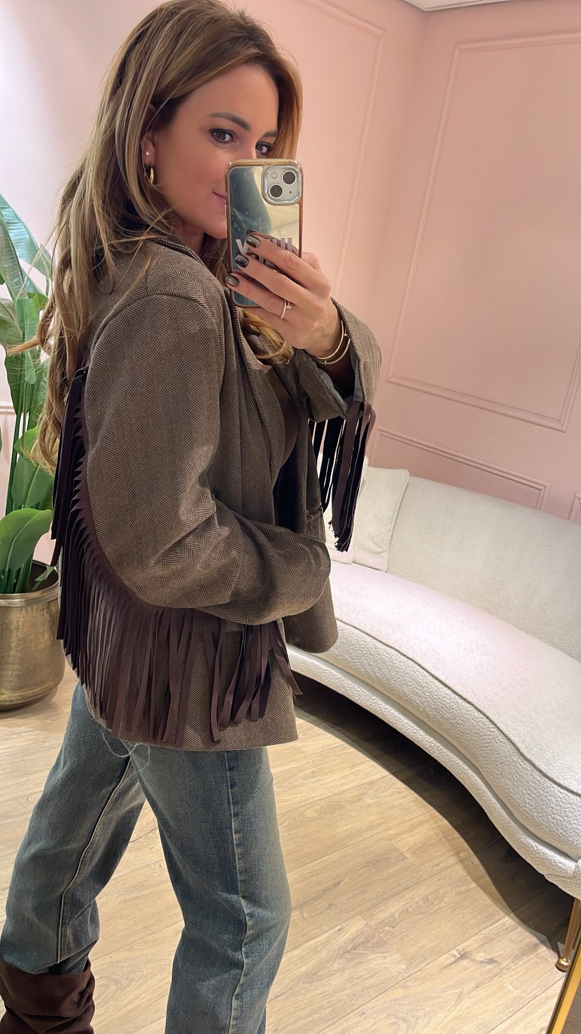 Olivia Fringe Blazer 🤎
