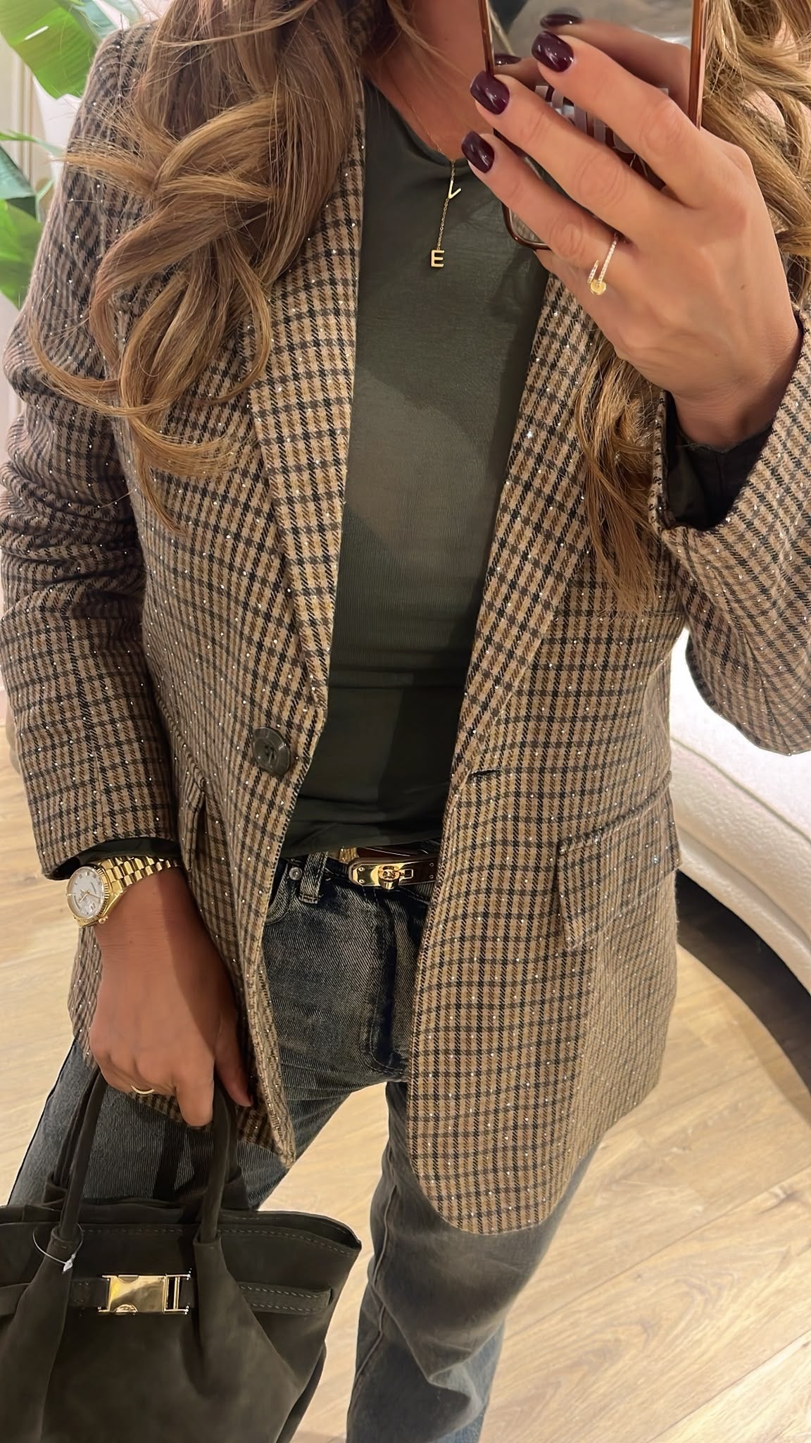 Chloé Sparkle Blazer - groen