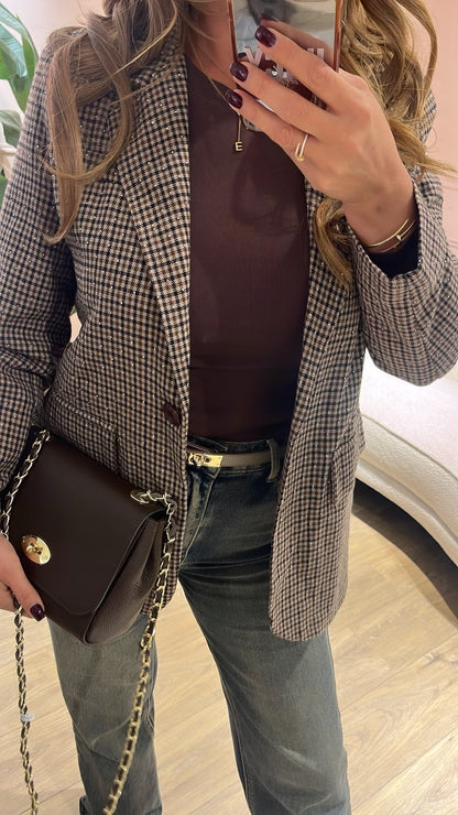 Chloé Sparkle Blazer - bruin