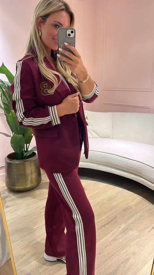Comfy Luxe Joggingbroek - Bordeaux