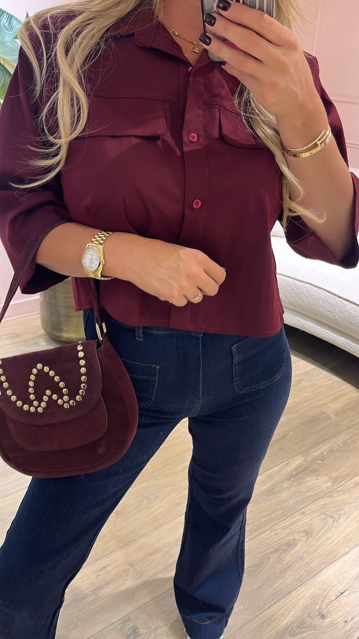 Lynn Blouse - Bordeaux
